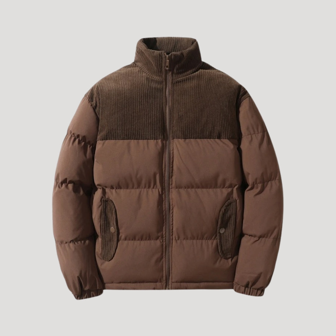 Womens Quilted Puffer Coat Insulated Warm Fit