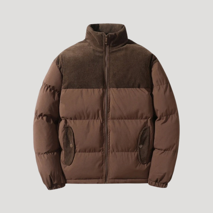 Womens Quilted Puffer Coat Insulated Warm Fit
