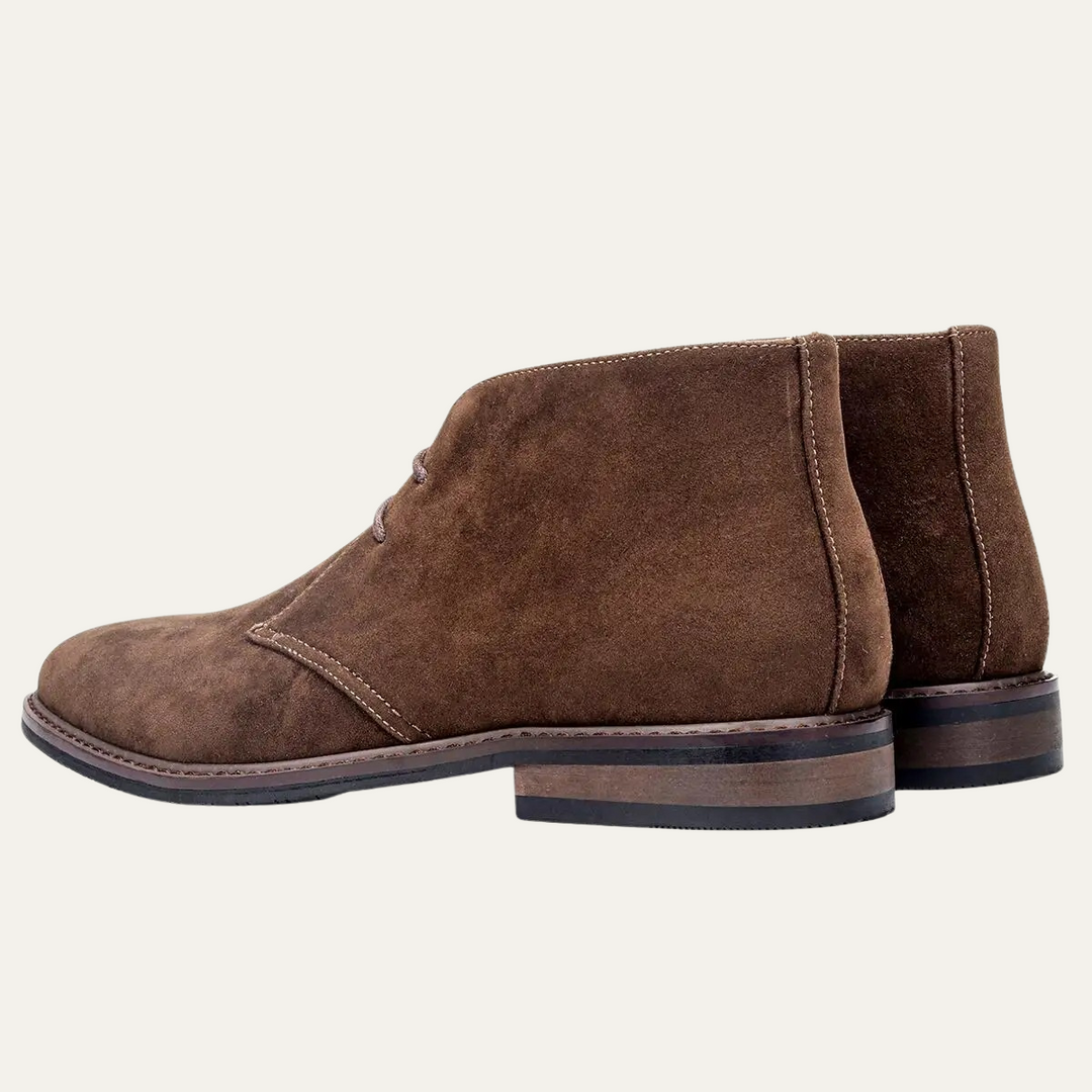 Mens Lace-Up Suede Boots Classic Style