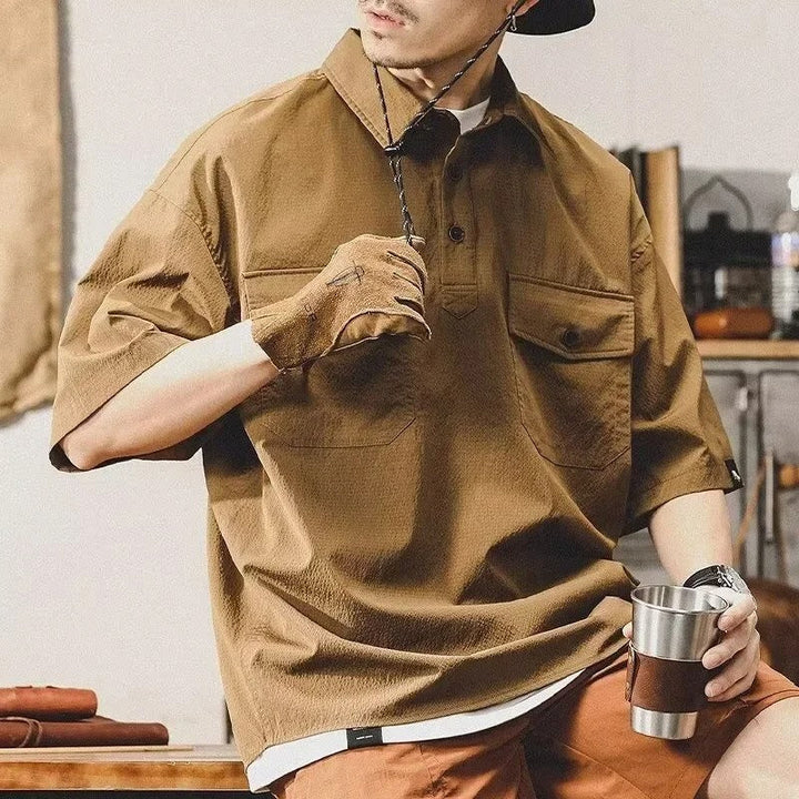 Womens Oversized Shirt Cotton Relaxed Fit with Pocket