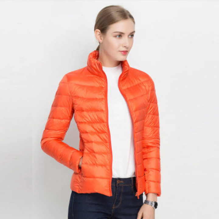 Womens Down Jacket Long Sleeve Thermal Insulated