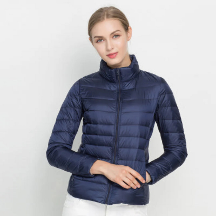 Womens Down Jacket Long Sleeve Thermal Insulated