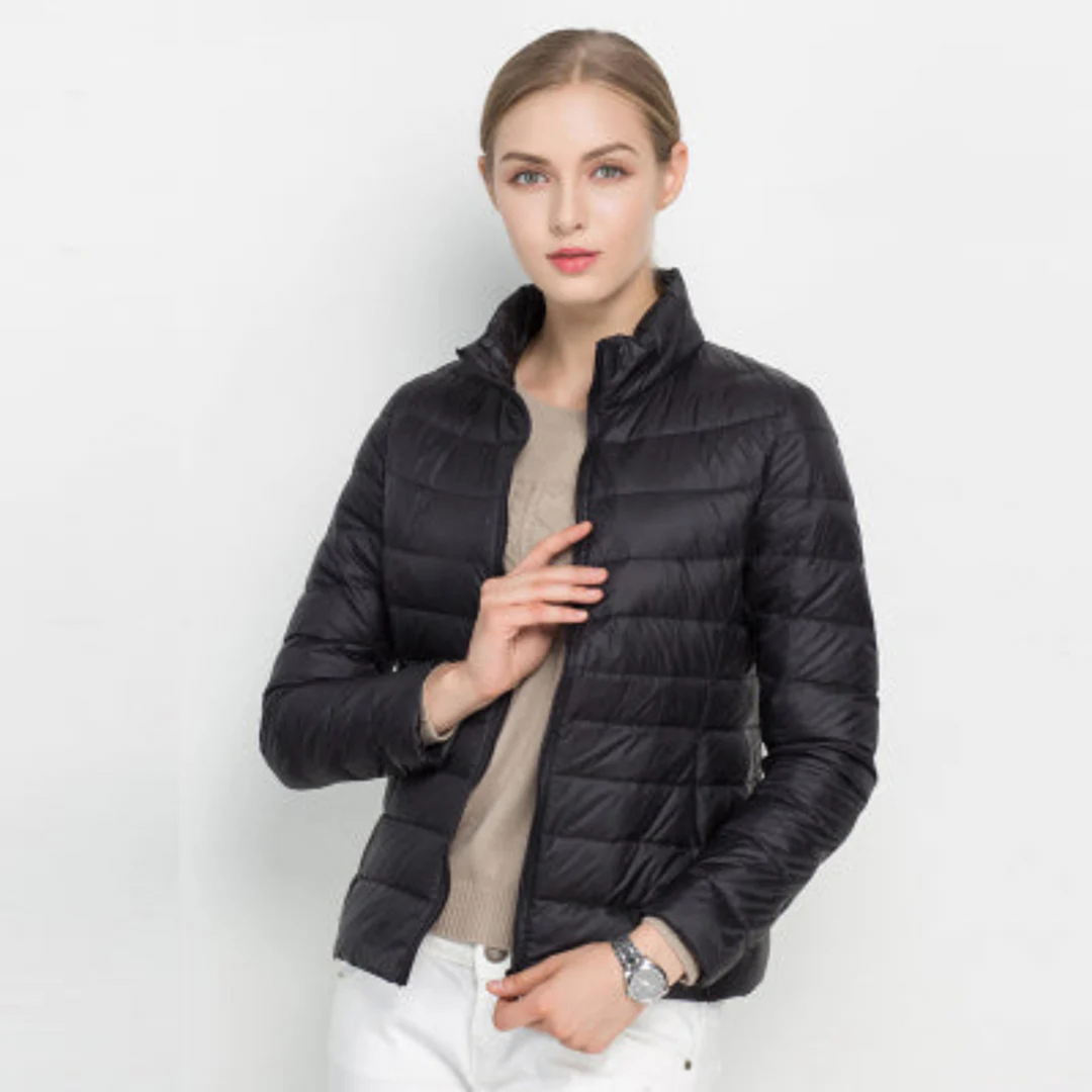 Womens Down Jacket Long Sleeve Thermal Insulated