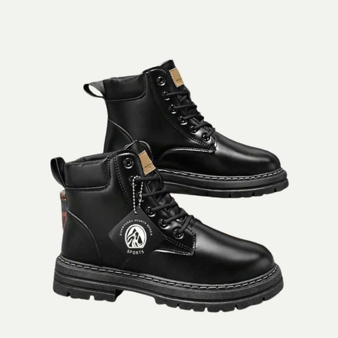 Mens Chelsea Work Boots Rugged Lug Sole