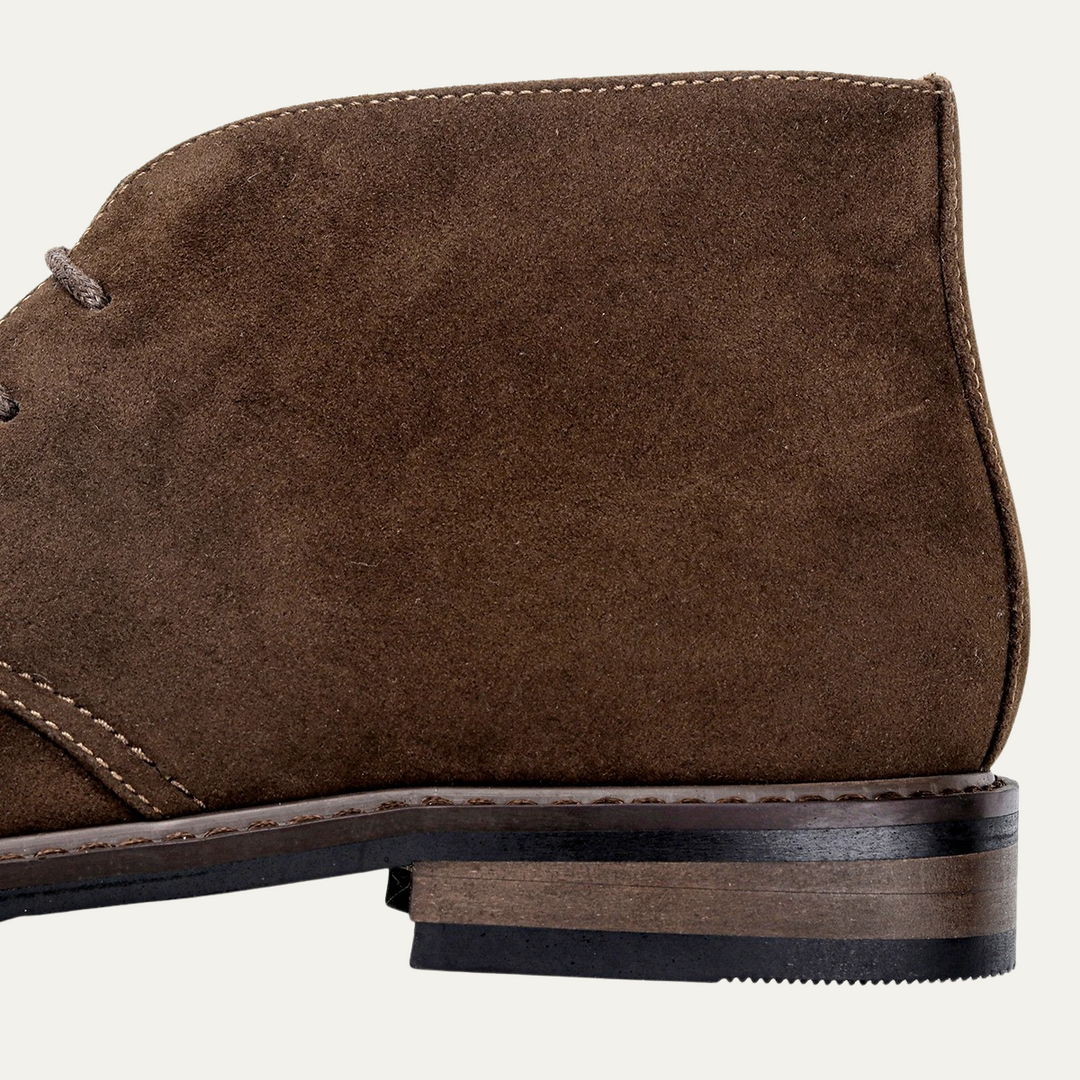 Mens Lace-Up Suede Boots Classic Style