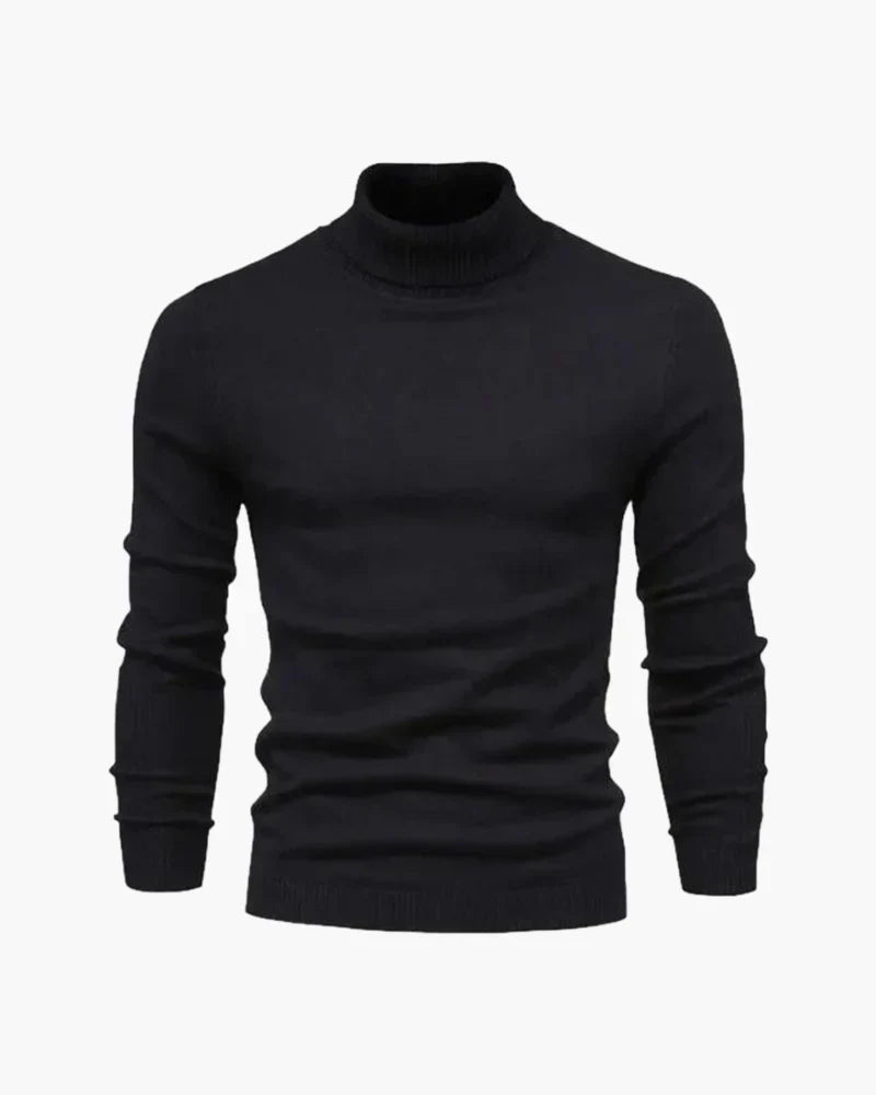 Mens Crew Neck Sweater Knit Warm Slim Fit