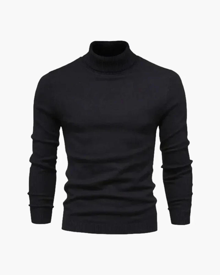 Mens Crew Neck Sweater Knit Warm Slim Fit