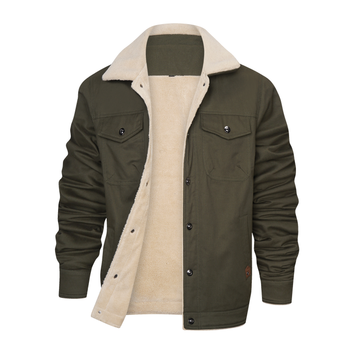 Mens Bomber Jacket Vintage Style Classic Fit