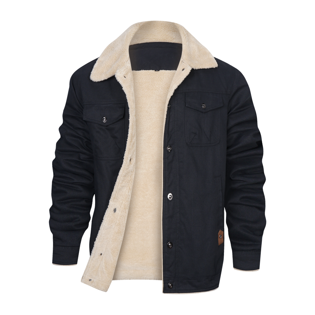 Mens Bomber Jacket Vintage Style Classic Fit