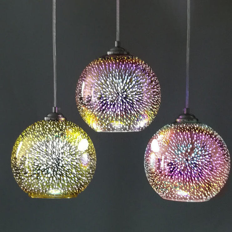 Glass Pendant Fixture Modern Design
