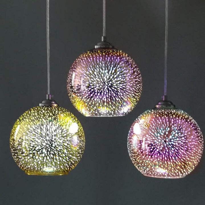 Glass Pendant Fixture Modern Design