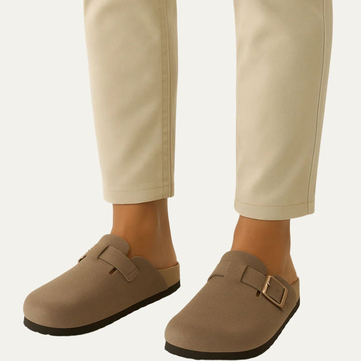Mens Suede Moccasin Slippers Relaxed Fit