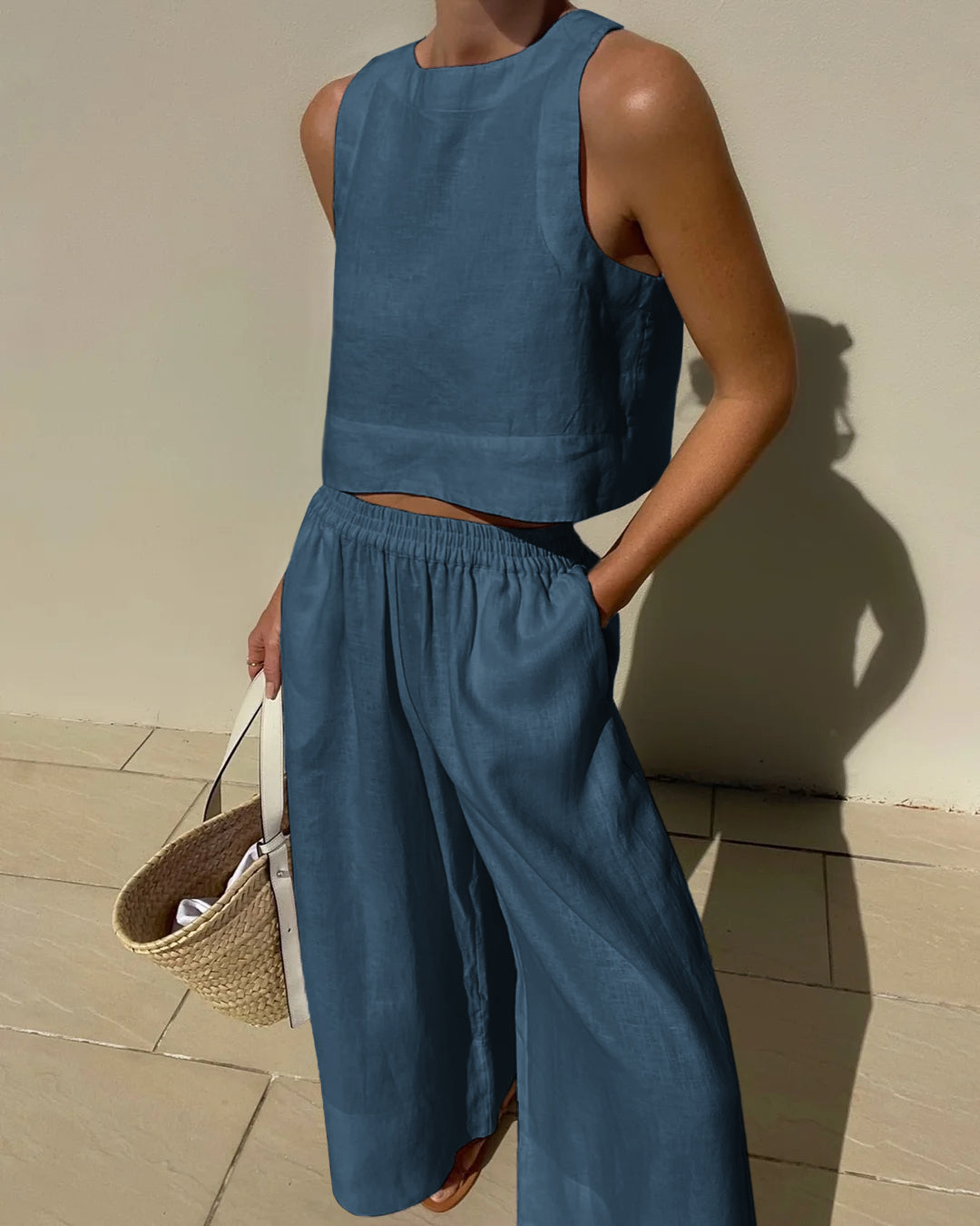 Womens Two-Piece Outfit Lightweight Relaxed Fit