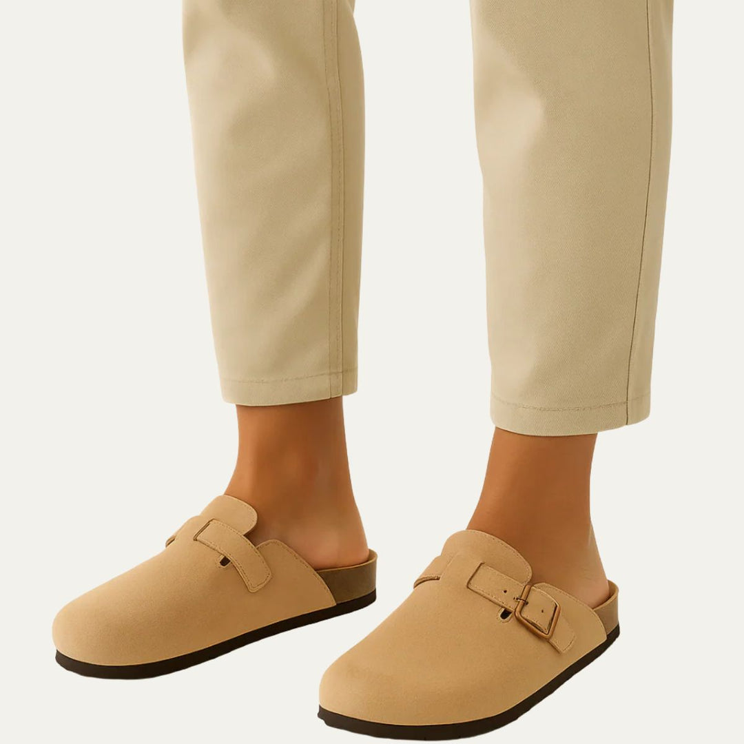 Mens Suede Moccasin Slipper Relaxed Fit