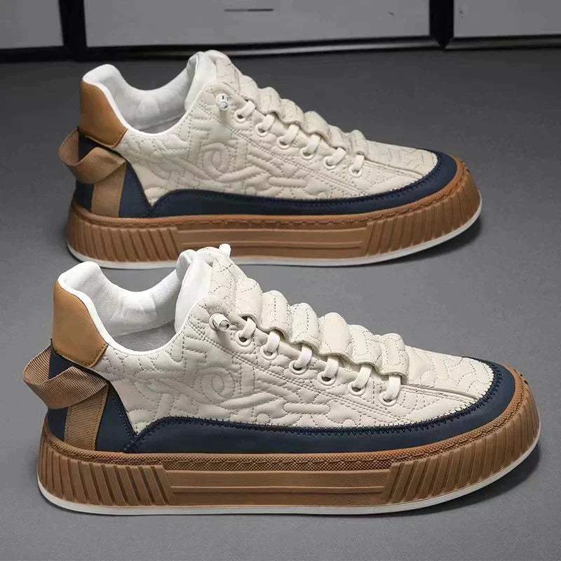 Mens Padded Sneakers Classic Design Comfortable Fit - BritishMode