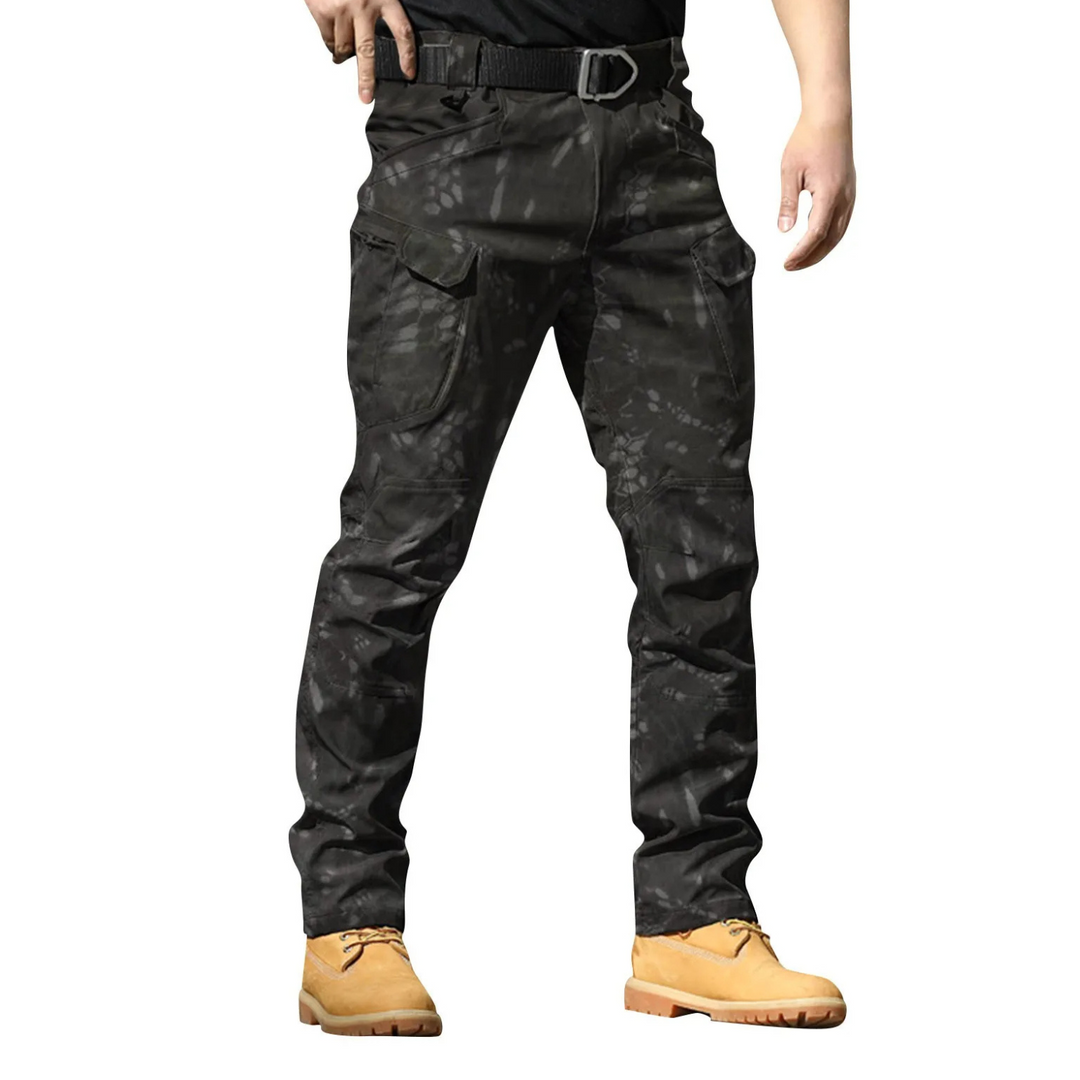 Mens Cargo Pants Tactical Durable Relaxed Fit - BritishMode
