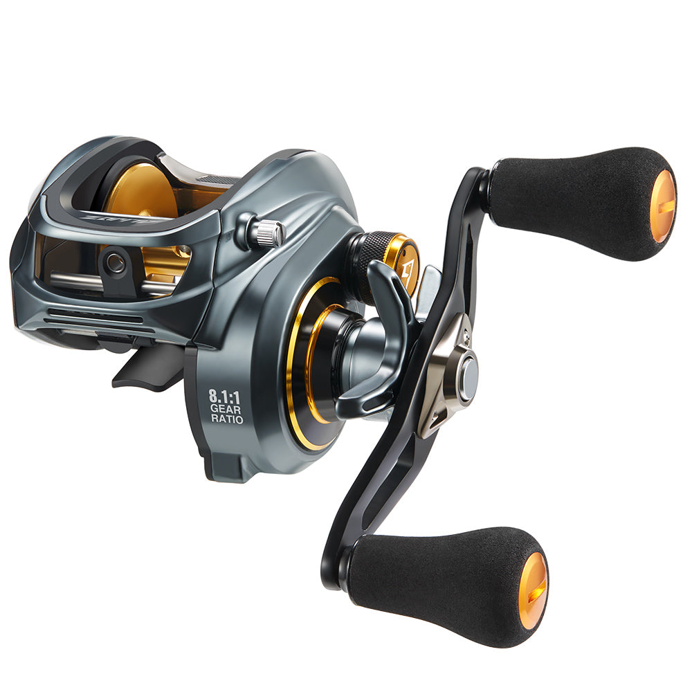 Compact Baitcast Fishing Reel Durable Lightweight Design