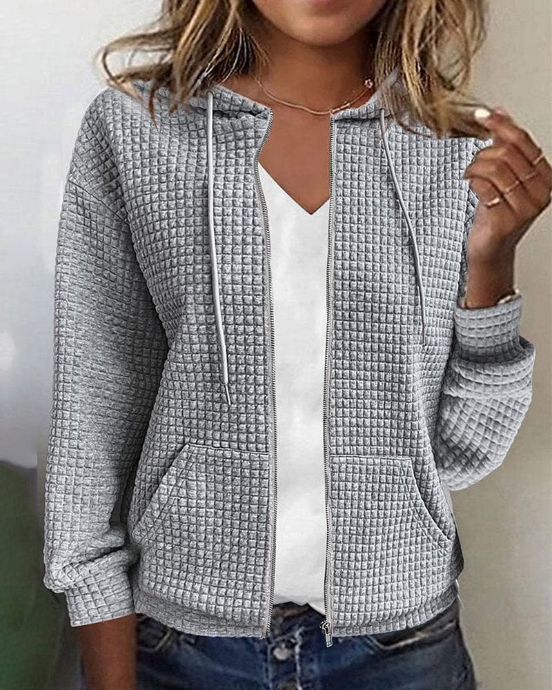 Unisex Hooded Jacket Quality Casual Fit - BritishMode