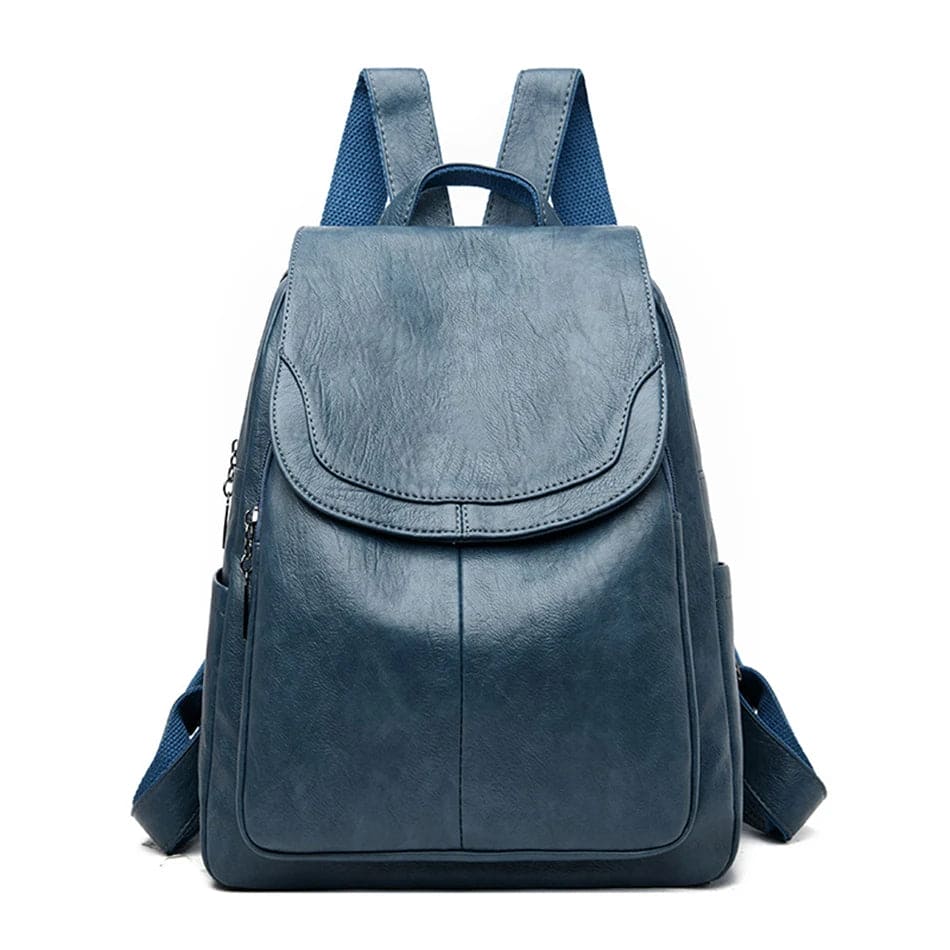 Womens Leather Backpack Theft-Resistant Stylish Design