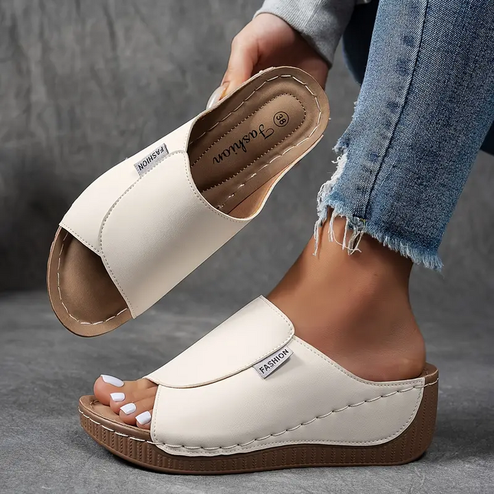 Womens Wedge Sandals Open Toe Comfortable Fit - BritishMode