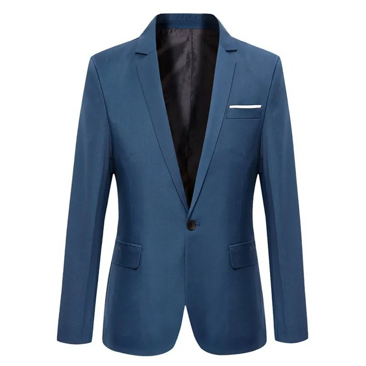 Mens Blazer Jacket Tailored Fit Classic - BritishMode