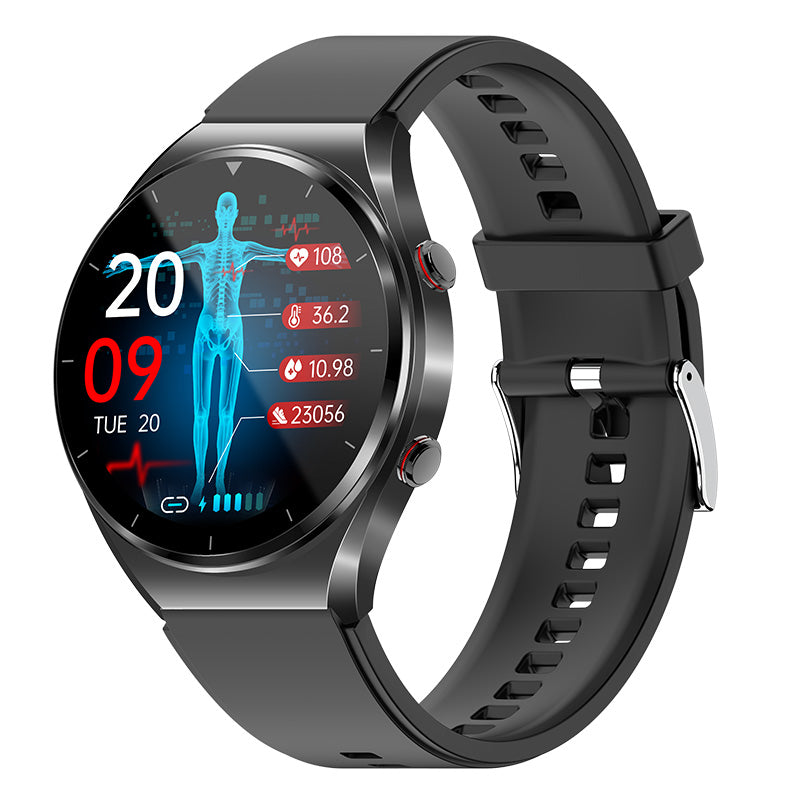 Unisex Smart Health Watch with Blood Sugar Blood Pressure EKG HRV - BritishMode