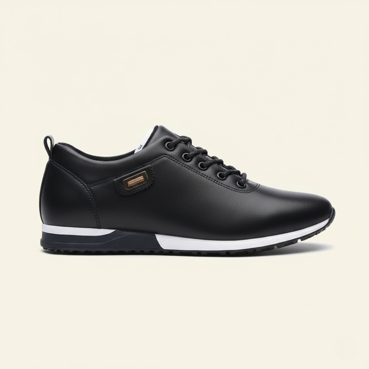 Mens Orthopedic Leather Sneakers Comfortable Fit