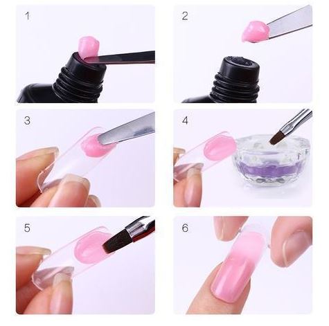 Polygel Nail Kit with Tools Professional Home Use