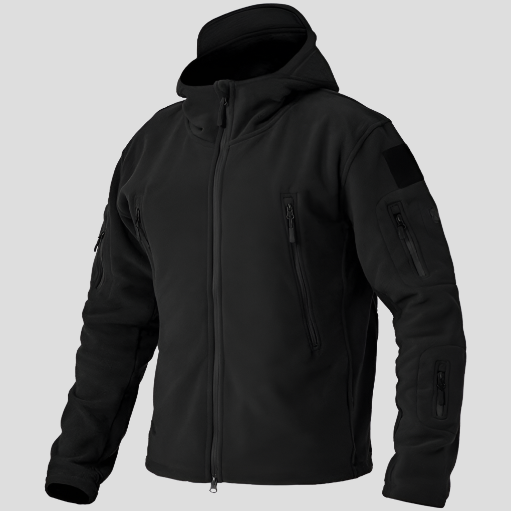 Mens Fleece Jacket Outdoor Lightweight Active Fit - BritishMode