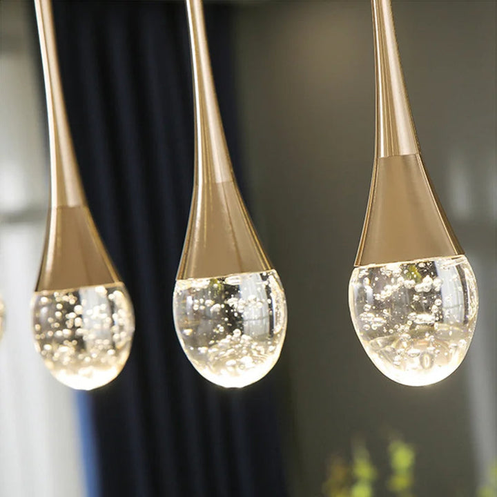 Glass Hanging Fixture with Soft Glow - BritishMode