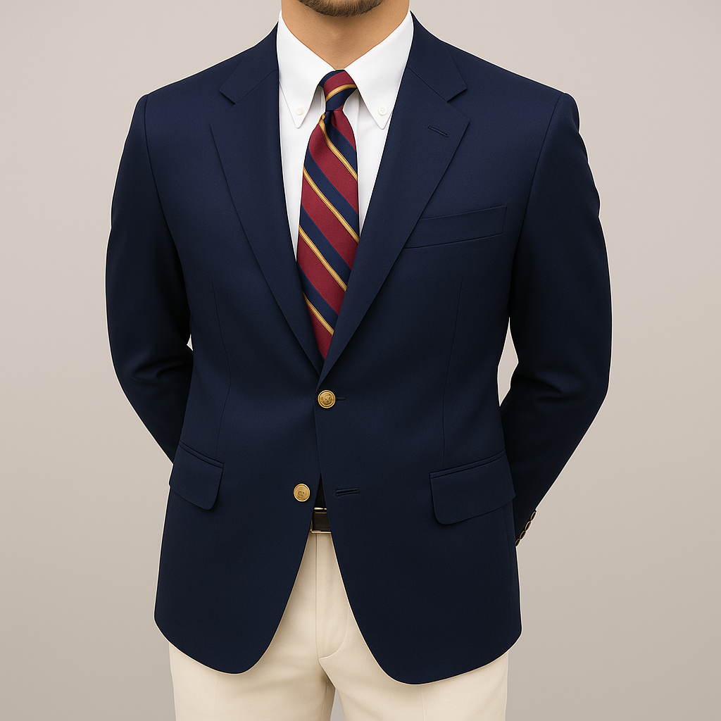 Mens Blazer Classic Fit Tailored Style - BritishMode