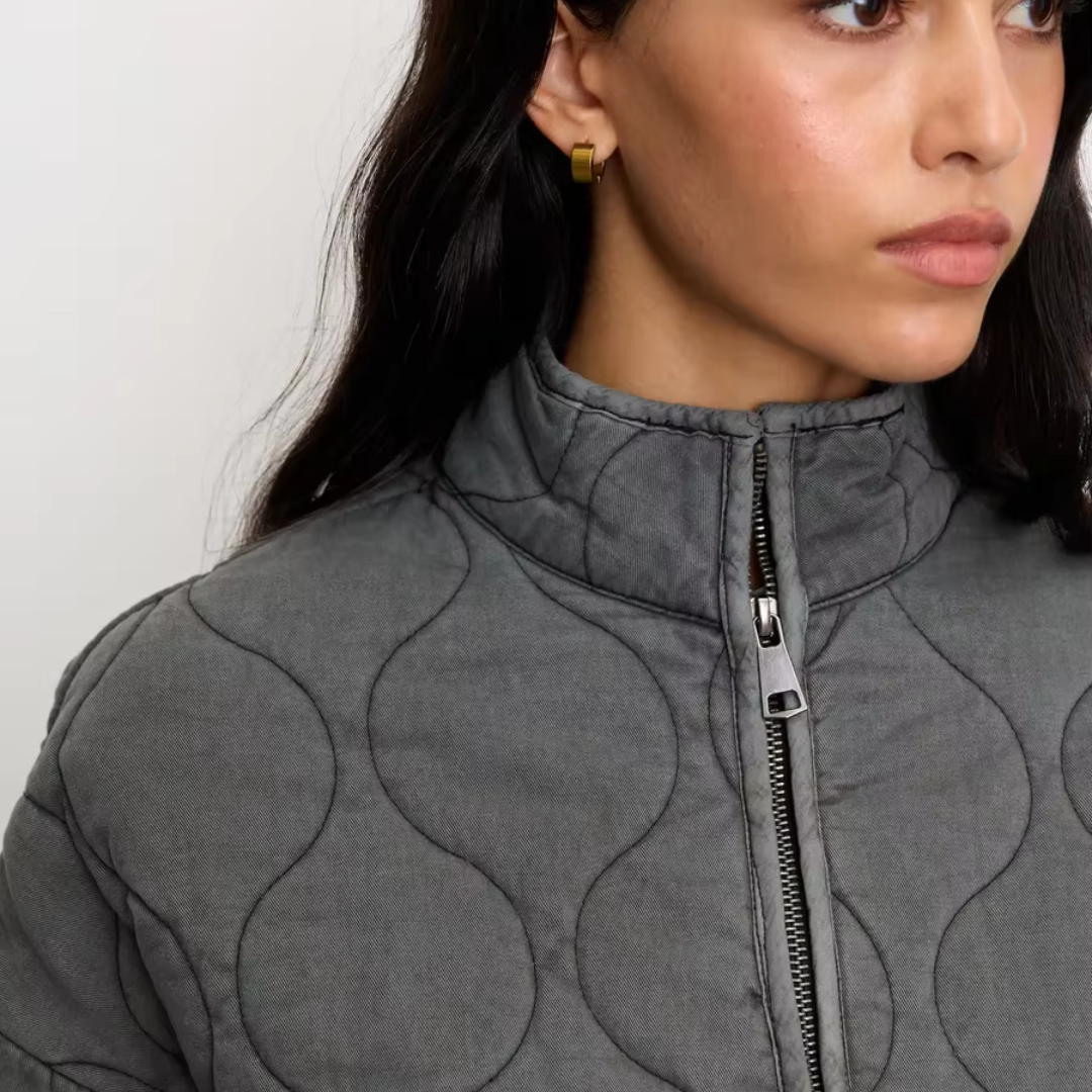 Womens Quilted Jacket Insulated Lightweight Fit