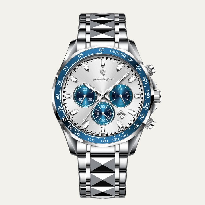 Mens Stainless Steel Waterproof Watch Design - BritishMode