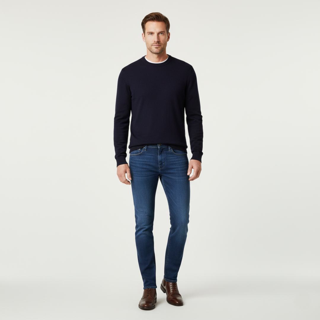 Mens Skinny Jeans Stretch Slim Fit