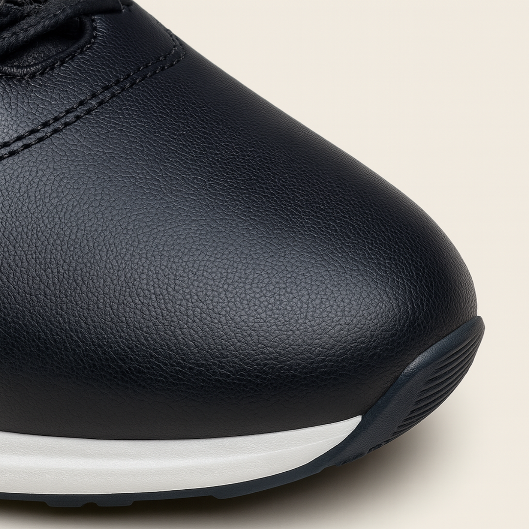 Mens Orthopedic Leather Sneakers Comfortable Fit