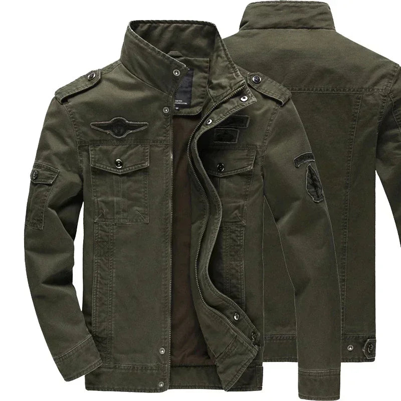 Mens Military Jacket Rugged Style Regular Fit - BritishMode
