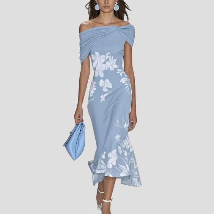 Womens Floral Dress Romantic Fit