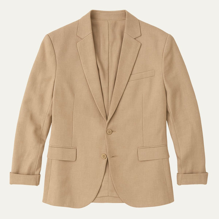 Mens Cotton Blazer Tailored Fit Jacket