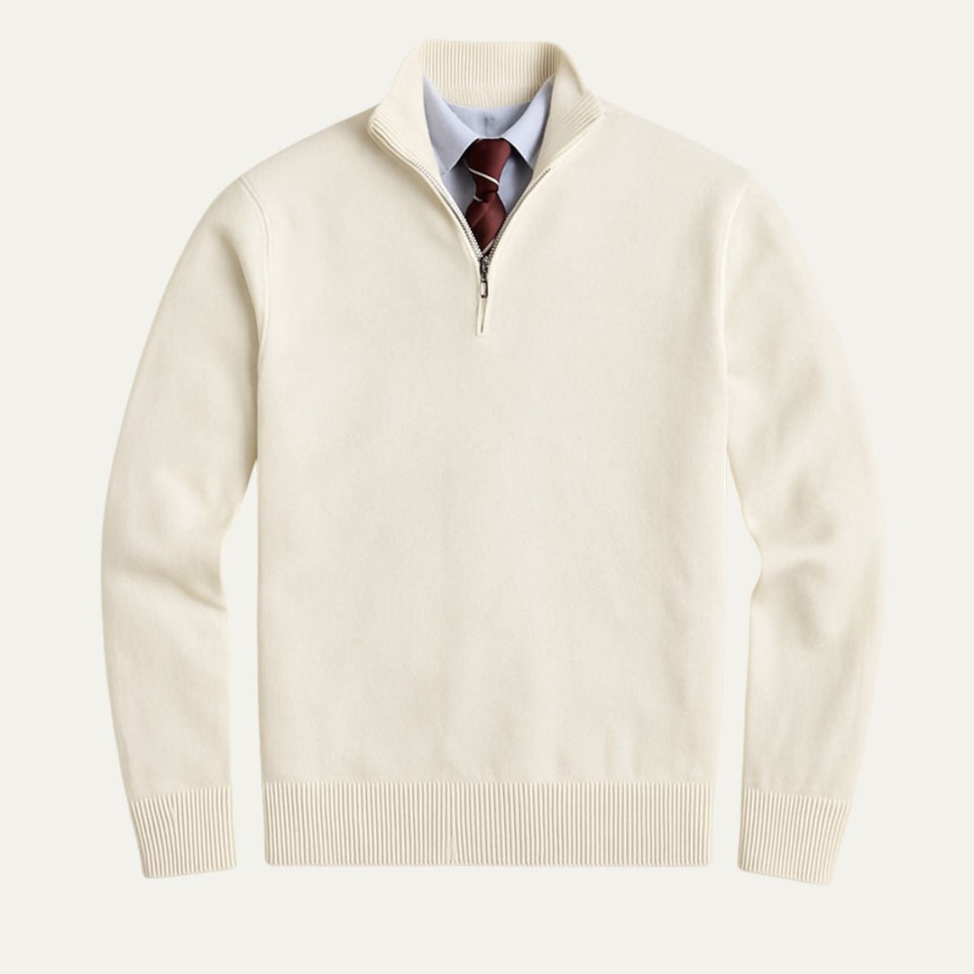 Mens Quarter Zip Jumper Modern Fit