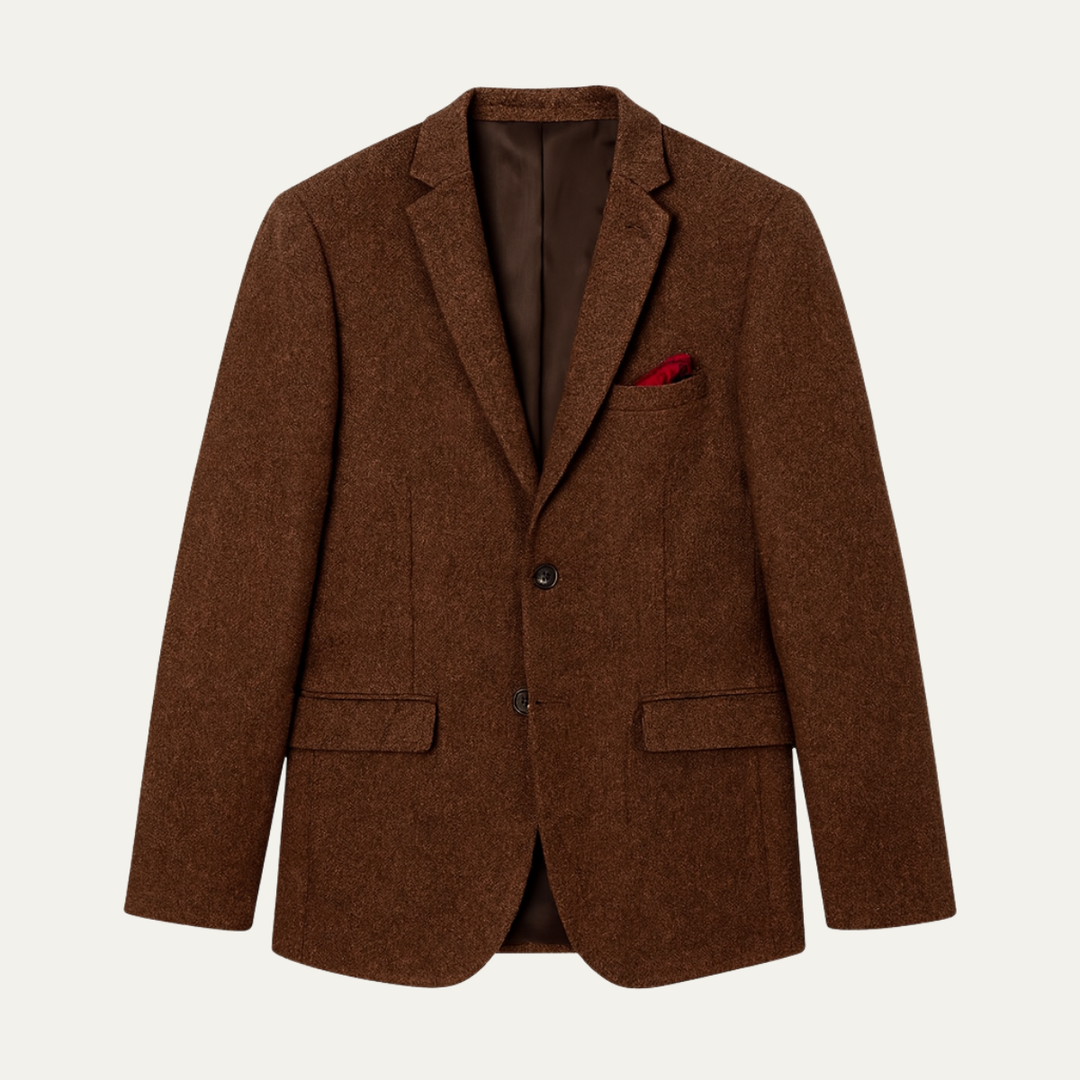 Mens Tweed Blazer Jacket Smart Casual Fit - BritishMode