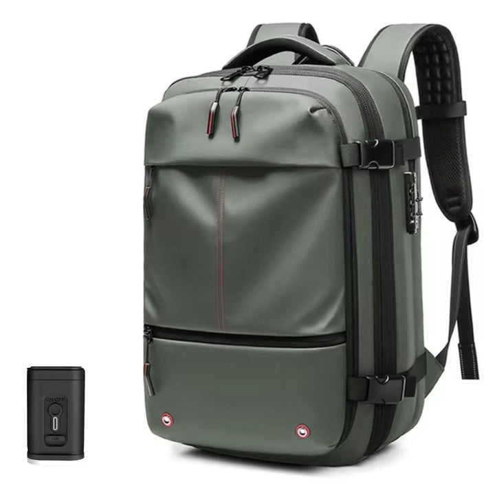 Unisex Travel Compression Backpack with Air Valve Compact Design