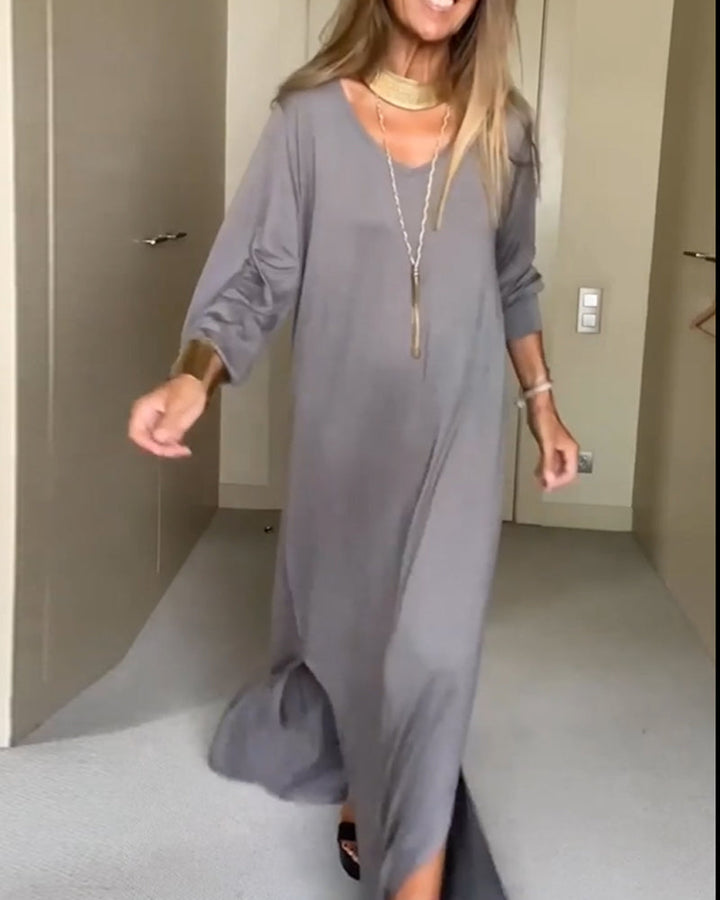 Womens Sundress V-Neck Relaxed Fit