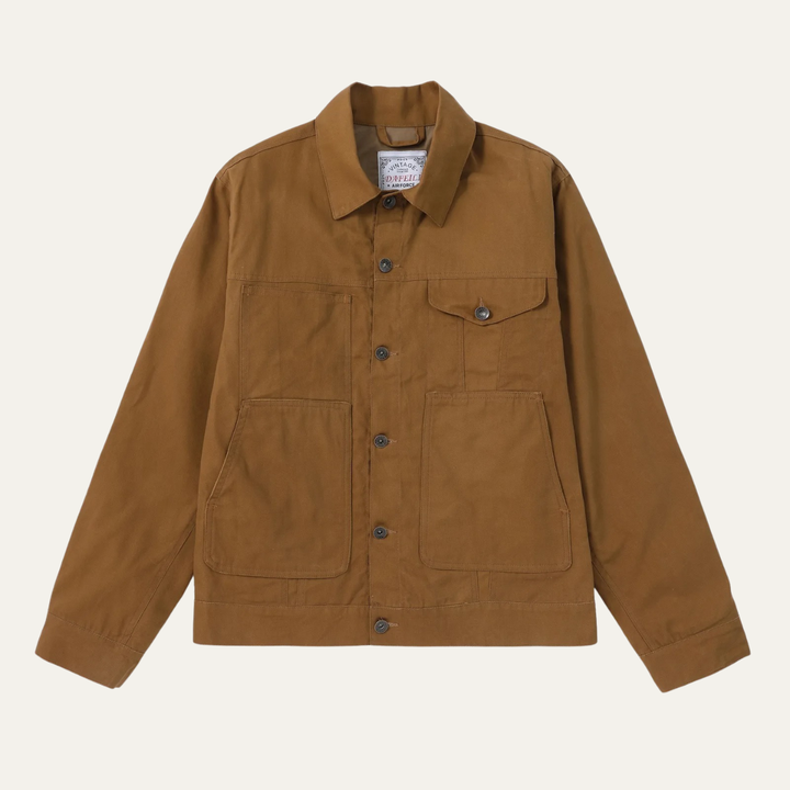 Mens Canvas Jacket Retro Ranch Style - BritishMode