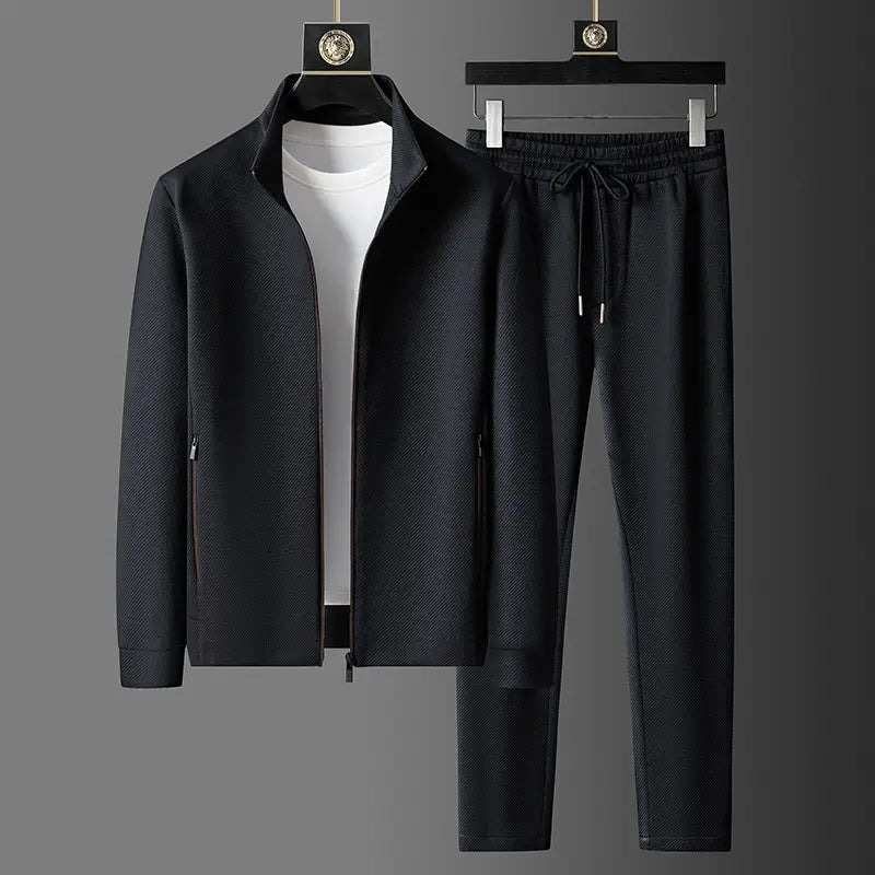 Mens Tracksuit Set Fabric Relaxed Fit - BritishMode