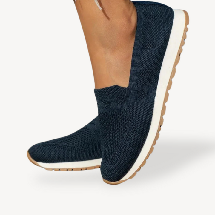 Womens Orthopedic Slip-On Sneakers Breathable Mesh