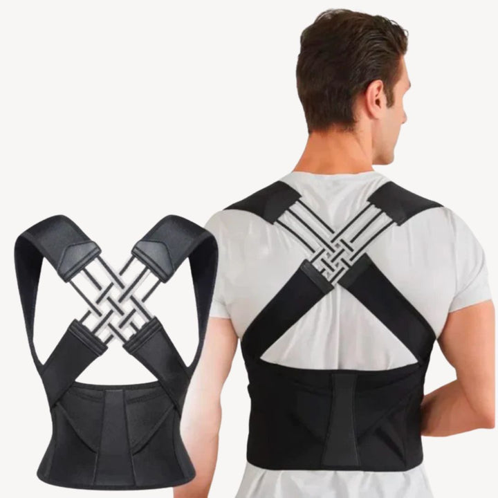 Unisex Back Brace Posture Corrector Adjustable Support - BritishMode
