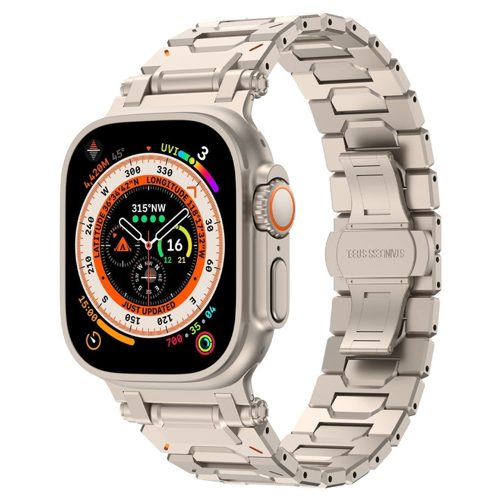 Replacement Metal Strap for Smartwatch Adjustable Fit - BritishMode