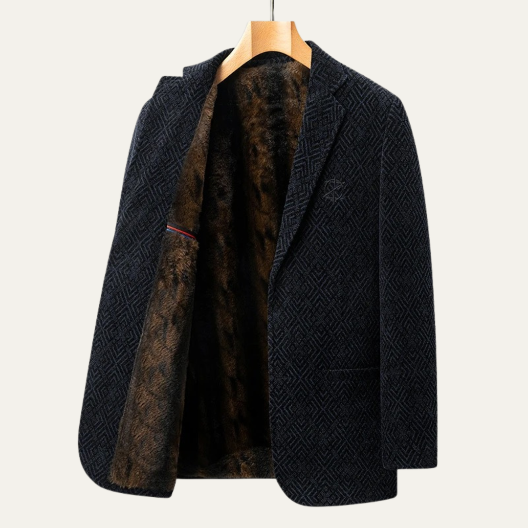 Mens Wool Suit Blazer Jacket Elegant Fit - BritishMode