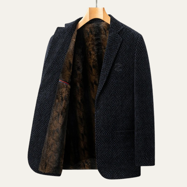 Mens Wool Suit Blazer Jacket Elegant Fit - BritishMode