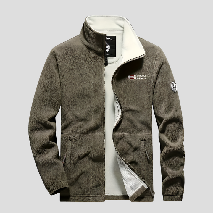Mens Fleece Jacket Casual Outdoor Fit